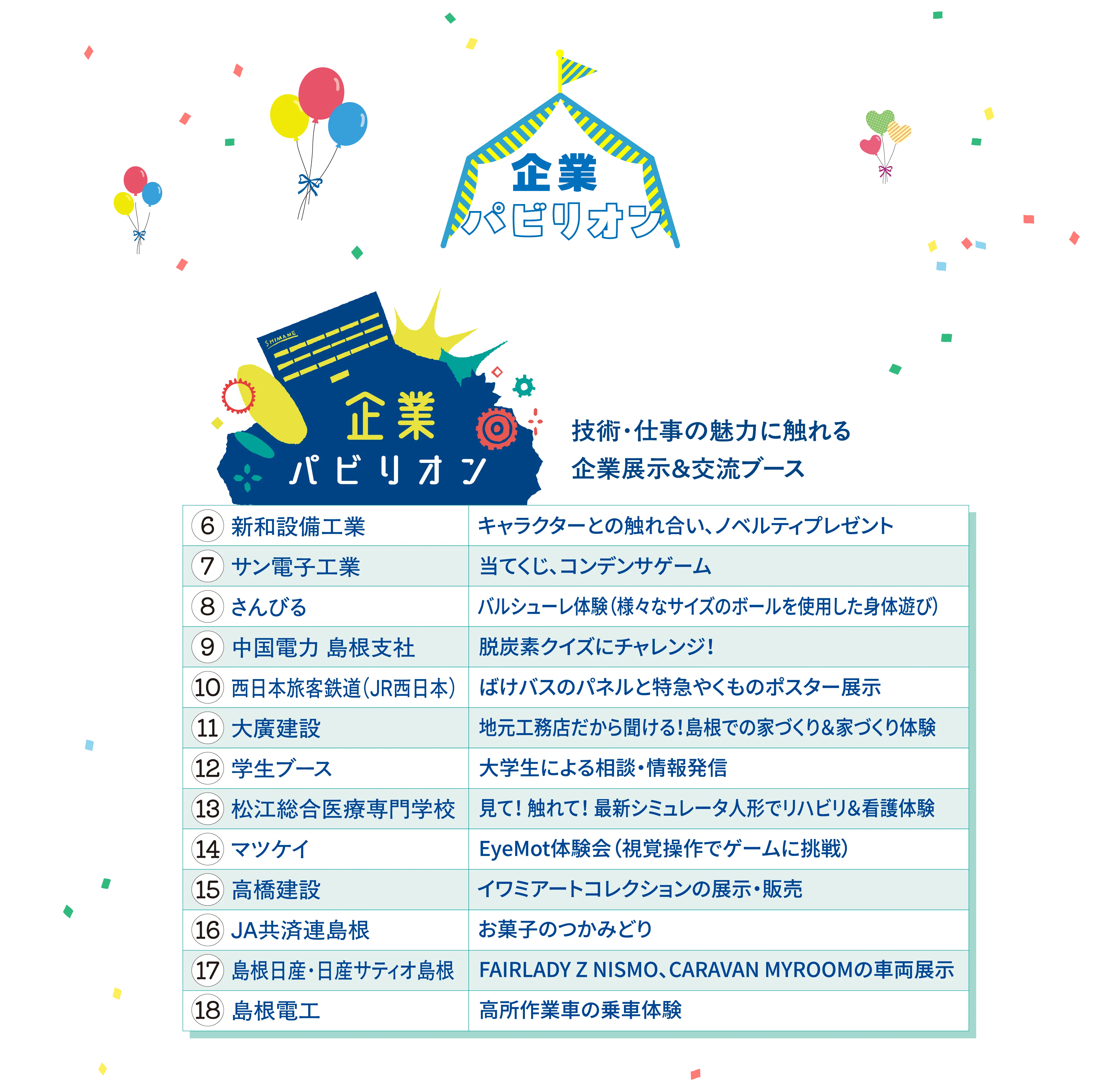 企業パビリオン